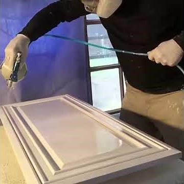 How to spray your cabinet doors