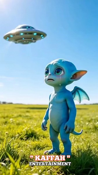 Alien crying because it got left behind by its UFO 😭 #shorts #youtubeshorts