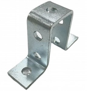 [Hot Item] Unistrut Buckle Frame U-Shaped Bracket Steel Square Post Base Connector Channel Fitting