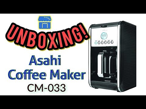 Asahi CM 033 Coffee Maker / Brewer Unboxing