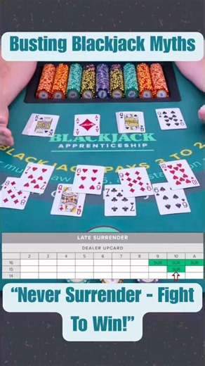 WHY you have to surrender in blackjack when it’s available