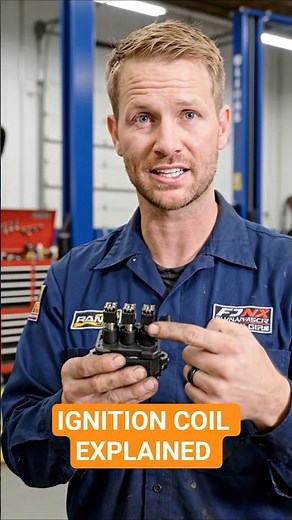 How does an ignition coil work #automobile #engineblock #mechanic #cartok #racing #carengine #cool