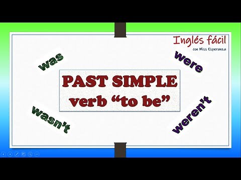 How to use PAST SIMPLE verb "to be" en inglés. #inglésbásico