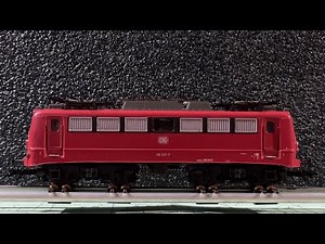 Decoder change Märklin BR 110 (3340) Update of the lighting (12 LEDs)