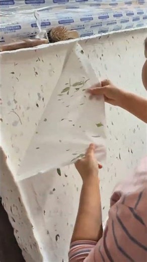 The traditional Chinese papermaking process (Xuan) that creates harmonious sheets #chinese #home