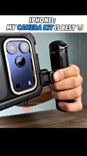 iPhone Camera Kit 🤡 vs Samsung Camera Kit ☠️ #shorts #viralvideo