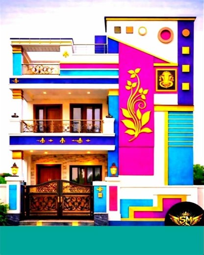 5 Indain small house front elevation design #house #youtubeshorts #home