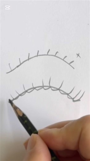 Eyelashes drawing tutorial #drawing #drawingprocess #art