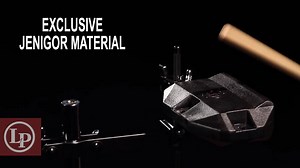 This stealthy black LP Jam Block LP1208-K) produces a reliable medium-pitched sound and features a red foil LP logo. Crafted from the virtually indestructible material Jenigor, LP Jam Blocks produce rich, cutting tone and are built to last a lifetime. A heavy duty mounting bracket that fits 3/8" diameter rods is included. Get it now at: https://bit.ly/2zRforq | Latin Percussion