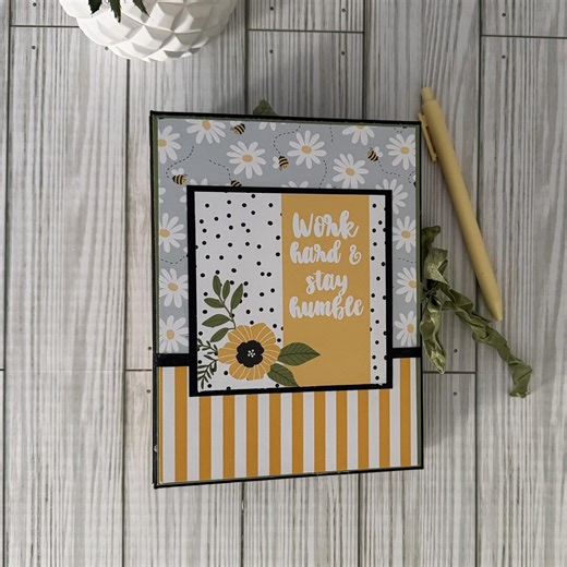 Handmade Mini Scrapbook Album, Bee Themed Interactive Photo Album, Memory Book, Spring Summer Gift, Waterfall & Flip Pages - Etsy