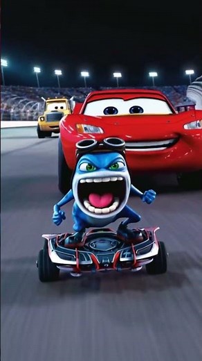 Crazy Frog vs McQueen #disney