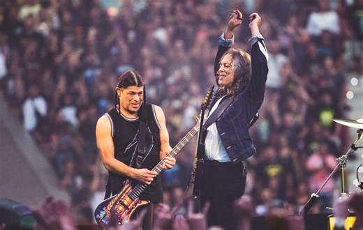 Watch Metallica’s Kirk Hammett and Robert Trujillo cover Ministry’s ‘Just One Fix’