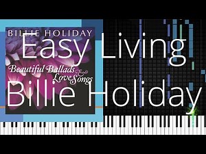 🎹 Easy Living, Billie Holiday, Synthesia Piano Tutorial