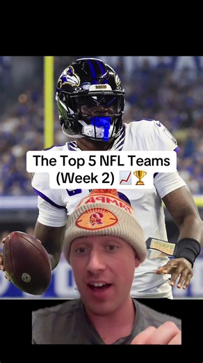 The Top 5 NFL Teams (Week 2) 📈🏆 #nfl #nflviral #nflfootball #football #fyp