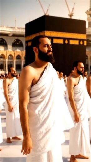 "Namaz in Front of Khana Kaaba | Spiritual & Emotional Scene"#islam #namaz #yaallah #love