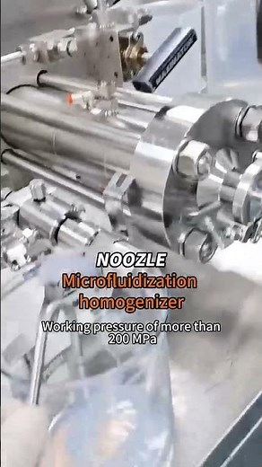 Fumed silicadispersion Microfluidization homogenizer