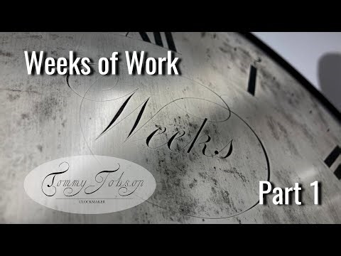 Restoring an 18th century Dial Clock - Weeks of Work Part 1