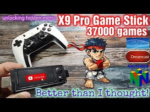 X9 PRO the best budget retro game stick with 37000 games