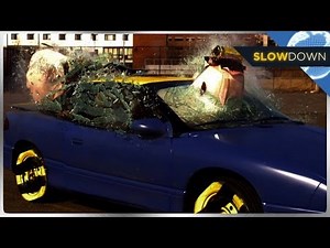 Unbelievable Airbag Explosions IN SLOW MOTION!