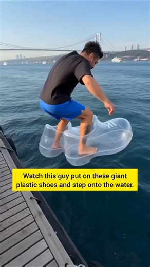 The Craziest Water Shoes Ever Made! 👟🌊 ‪@MrBeast‬ #shorts