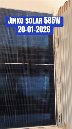 Jinko solar 585W today rate update CANADIAN 585W TODAY RATE UPDATE Solar panel price 2026 solar panel rate today solar panel price 2026 today solar inverter price todaysolar plate price todaysolar system installation Solar Panel Rate today Solar Panel Rate 2026 Solar Panel Today Rate JINKO SOLAR 585W TODAY RATE UPDATE UpdateCanadian Solar Rate 2026 JINKO Solar Panel Rate 2026 Solar Panel latest Rate Update #creatorsearchinsights #solarpanelprice #SolarPanelUpdates #mhsolarenergy #solarrateupdate
