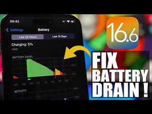iOS 16.6 - Fix Battery Drain on iPhone !