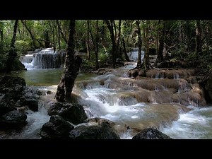 Waterfall 4K - Scenic Relaxation Film with Calming Music and Nature