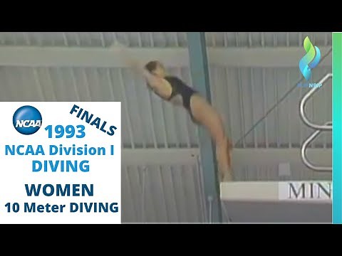 1993 Womens 10 Meter NCAA Diving Championships - Highlights - Women Platform Diving Competition