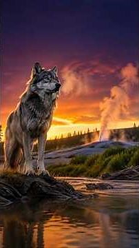 🐺 Scientists Brought Wolves Back to Yellowstone — Then the Rivers Changed Shape! #shorts