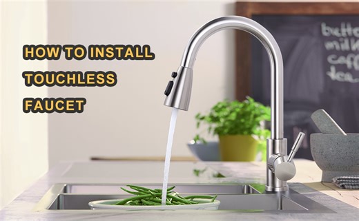 Watch How to Install WOWOW Touchless Kitchen Faucet on Amazon Live