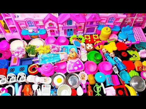 9 Minutes ASMR Ultimate Kitchen Set Unboxing 🍳 Satisfying Miniature Cooking | Barbie Toys Review ✨