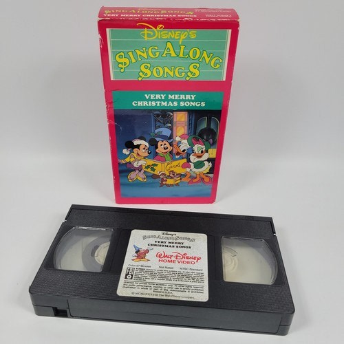 Disney's Sing Along Very Merry Christmas Songs VHS Video Tape VTG 1988 | eBay
