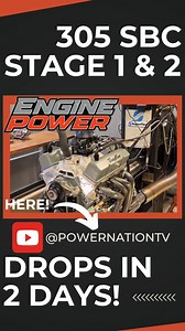 ARE YOU READY?? Our 305 build with the Hot Rod Stage 1 and the Stroker Stage 2 is airing on YouTube this Friday!! If you haven't seen this build OR you think 305's are only good for the junkyard...you need to check this one out👍 Summit Racing Equipment Trick Flow Specialties D.S.S. Racing Pistons Callies Performance Products Fluidampr Edelbrock Performance COMP Cams ARP #enginepowertv #enginepower #engine #stroker #smallblockchevy #engines #enginebuilding #sbc #340 #smallblock305 #305sbc #small
