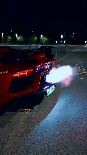 PURE V12 SYMPHONY! Lamborghini SVJ Gintani: Drifts & Massive Flames 🔥