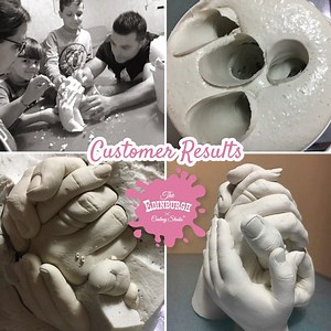 Want to try hand casting but worried it won’t work? Check out how these happy casters got on! #HappyCasting #EdinburghCasting #HandCasting | The Edinburgh Casting Studio