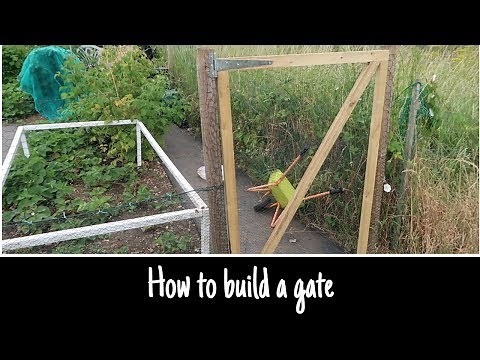 How to build an easy gate for your garden or allotment