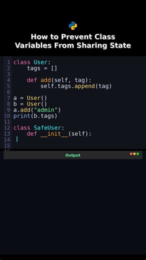 How to Prevent Class Variables From Sharing State #sharedstate