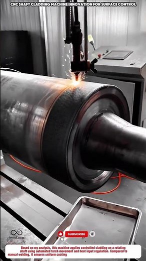 CNC Shaft Cladding Machine innovation for surface control
