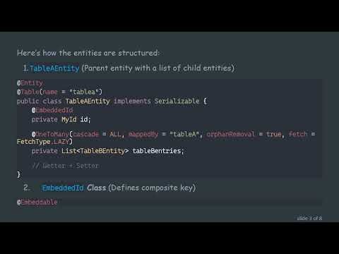 Resolving null Values in Hibernate @ ManyToOne JoinColumns with EmbeddedId