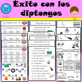 ¡Éxito con los diptongos! Estrellita, Lunita, & Arc Aligned