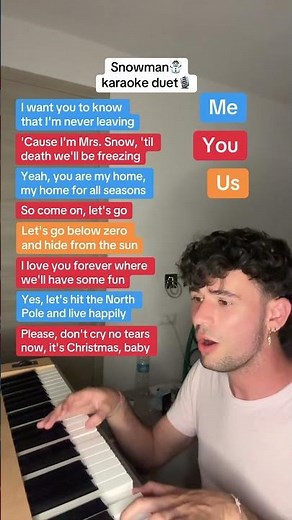 Sia - Snowman Karaoke Duet🎙️