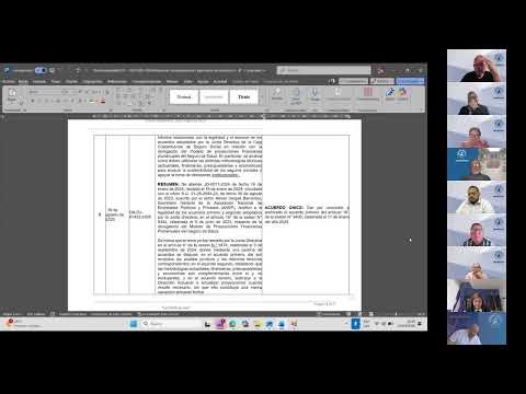 Junta Directiva CCSS Sesión Ordinaria N°9597