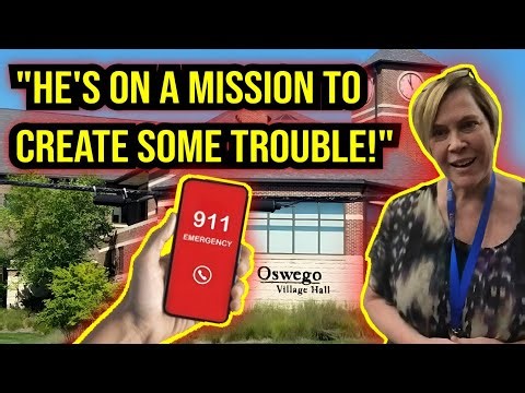 "He's Inviting Trouble!" Village Hall Calls 911 Over Camera | First Amendment | MIDWEST AUDIT