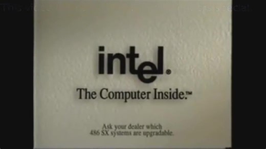 【INTEL广告】所有英特尔广告！灯等等等等 1970年至2017年6月