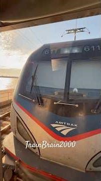 Behind Amtrak ACS64 611 New London - New Haven Highlights W/Horn #amtraktrain #amtrak #siemens