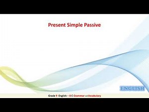 Grade 9 English 8c Grammar + Vocabulary