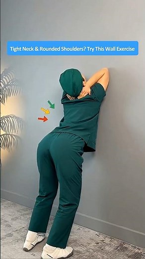 Tight Neck and Hunched Back Try This Effective Wall Stretch for Instant Relief