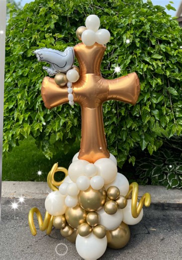 #baptismballoondecor #baptismdecor #greatertorontoarea #mississauga #balloon #birthday