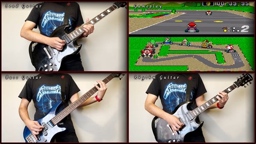 Jhonathan Elias Mellado Lizama on Instagram: "Super Mario Kart - Mario Circuit (Metal Cover) #nintendo #mario #rock #metal #cover #music #game"