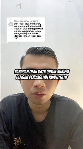 Panduan olah data untuk skripsi dengan pendekatan kuantitatif #skripsi #tipsskripsi #olahdata